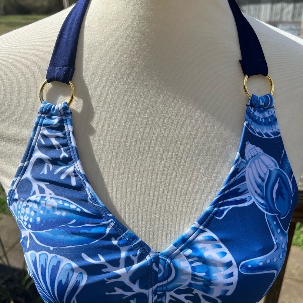 2 piece  tankini ocean print - Picture 6 of 13